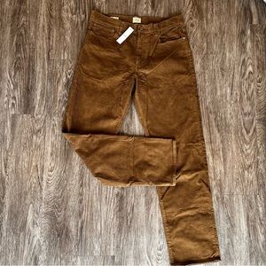 JCrew straight leg corduroy pants